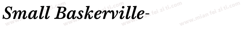 Small Baskerville字体转换